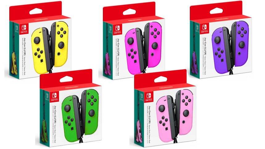 Coloured Joy-Con