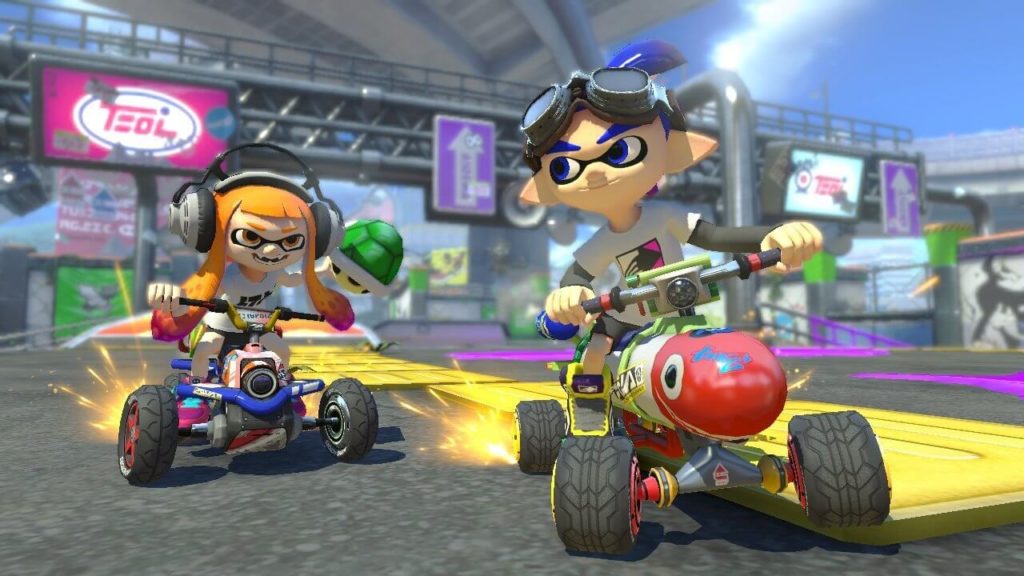 Mario Kart 8 inklings