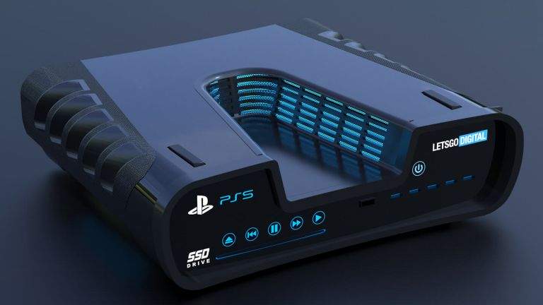 PS5 console mock up